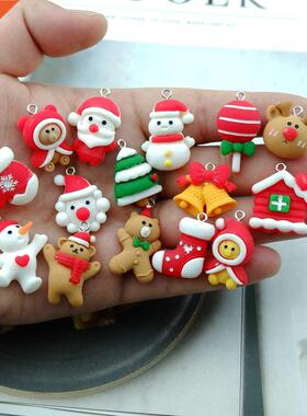 20Pcs Christmas Snowman Charms racelets Earrings Jewelry M