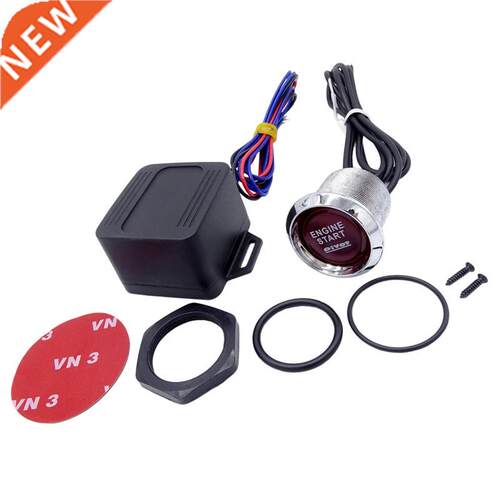 Car Engine Push Start Button LED Light On Off niversal 12V S