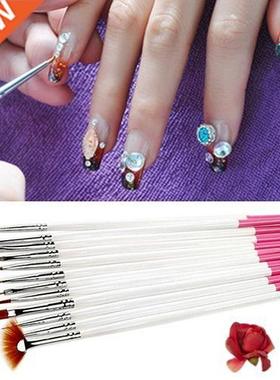 12x Nil rt Polish Pinting Drw Pens Brush Tips Tools Set