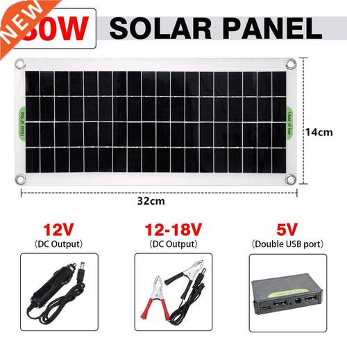 30W Pocrystal Solar Panel Flexible Solar Panel with Contro