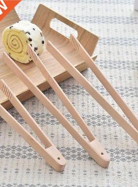 Wooden Food Tongs Kitchen Utensils Buffet Cooking Tool Anti
