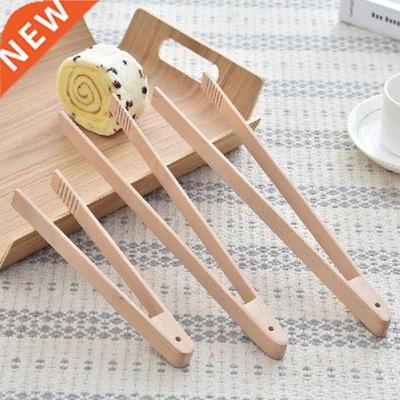 Wooden Food Tongs Kitchen Utensils Buffet Cooking Tool Anti