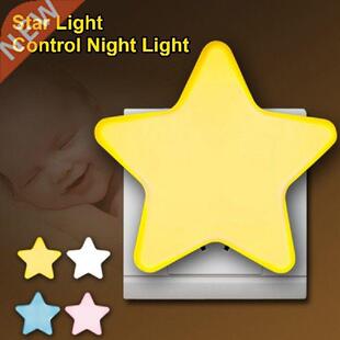 Star Night Lamp LED Plug-in Nightlight with Light Sensor