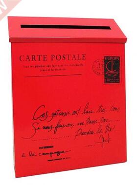 Colorful Retro Metal Mailboxes Wall Mounted Mail Box Mailbox