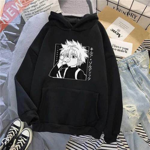 Kawaii Hunter X Hunter Hoodies Sweatshirt Killua Zoldyck Ani