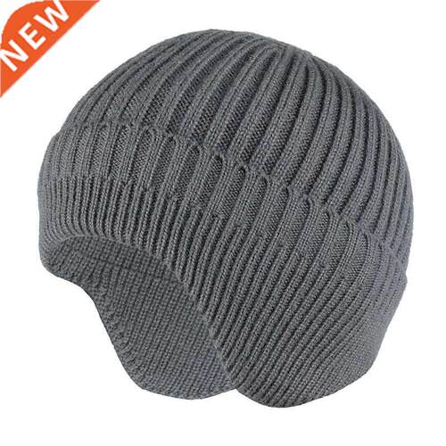 2022 New winter earmuff cap men's outdoor knitted hat women'