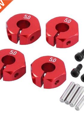 4pcs/lot 5mm Thick 12mm Aluminum Wheel Hexagonal Nuts With