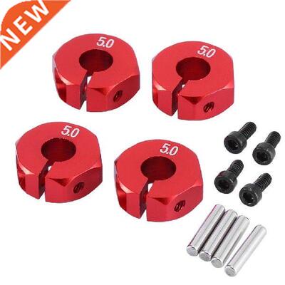 4pcs/lot 5mm Thick 12mm Aluminum Wheel Hexagonal Nuts With