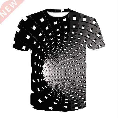 New Swirl Short Sleeve T-shirt Summer Men's T-shirt Men's Ca
