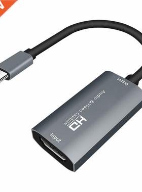 Capture Card 4K Type-C to HDMI HD Game Video Capture Card 10