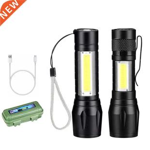 power Light High Zoo Rechgeable Flashlight Portable Strong