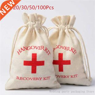 10/20/30/50/100pcs Hangover Kit Bags Wedding Favors Gifts F