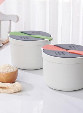 1 Set 2L Food Storage Container Large Capacity Wear Resistan