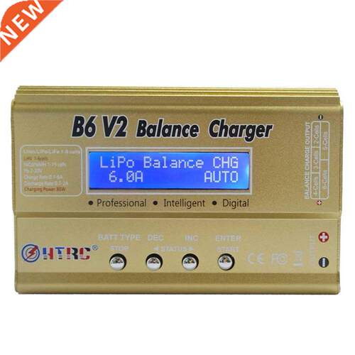 HTRC B6 V2 80W 6A DC RC Multi-Charger for LiPo LiIon LiFe Ni