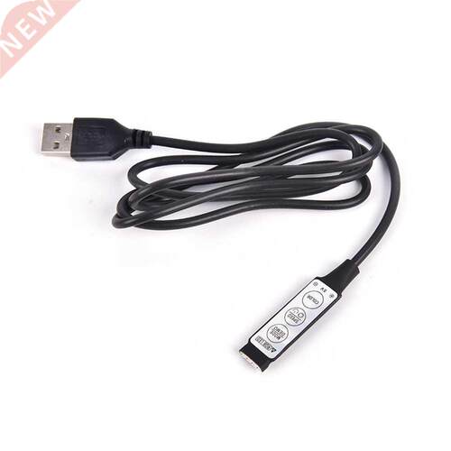 USB RGB Controller DC5V Led Dimmer with  Keys 4 Pin Female