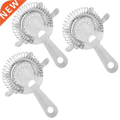 (3 Pack) Stainless Steel Four-Ear Ice Filter, Ice Square