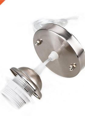 Chrome Ceiling Pendant Lamp Holder Fitting Accessories Kit f