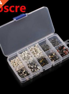 500 Pcs 10 Value Momentary Tactile Push Button Switch Mini M