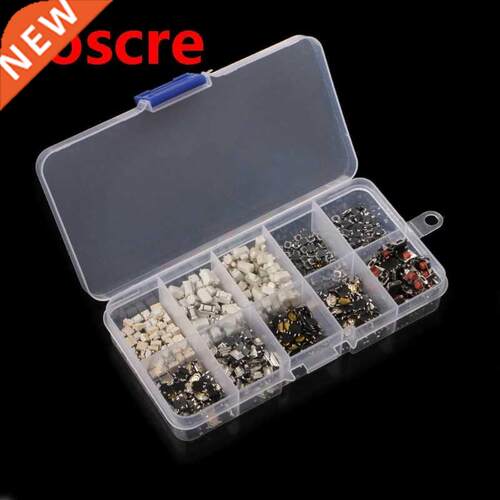 500 Pcs 10 Value Momentary Tactile Push Button Switch Mini M