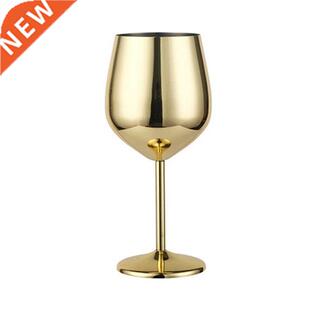 Stainless Steel Red Wine Goblets Copper Plated Red Wine Glas