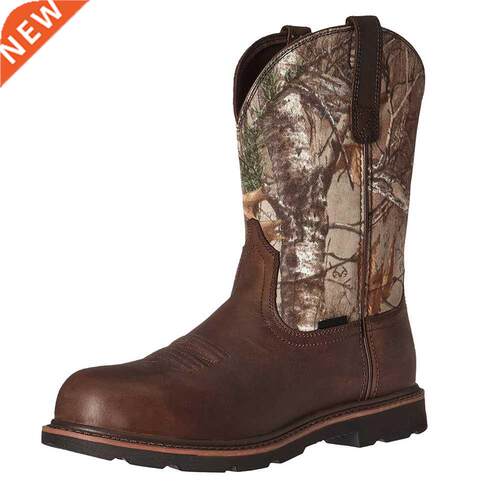 Autumn Wnter Men Western Cowboy Boots e Element Embrodery