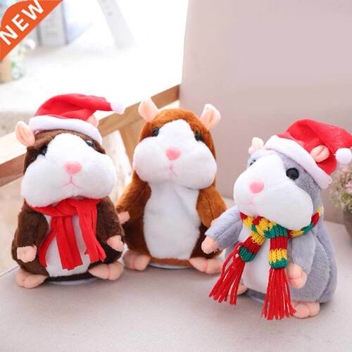 Cartoon Smart Santa Talking Little Hamster Mouse Electric