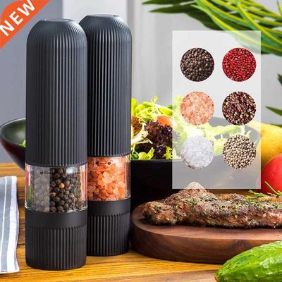 Electric Pepper Grinder Salt Mill Automatic Grinder Herb Spi