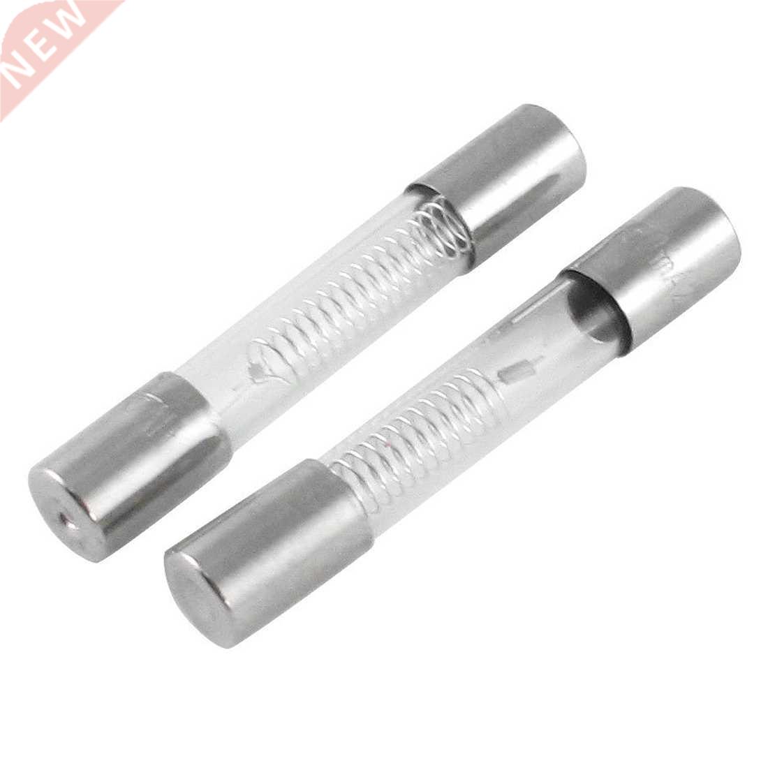 10x 2 x 0.65A 5KV 6mm x 40mm Axial Glass Fuse Tubes for Micr