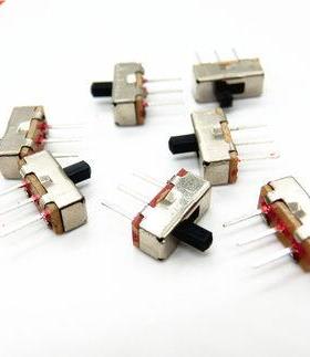 10pcs Interruptor on-off mini 1 Way 2 Band Slide Switch PCB