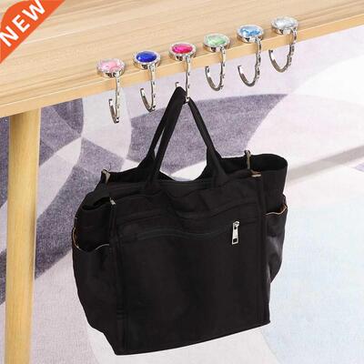 Metal Foldable Bag Purse Hook Handbag Hanger Folding Table H