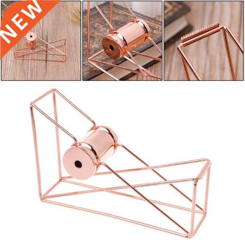 Rose Gold Hollow Tape Cutter Washi Storage Organizer Station