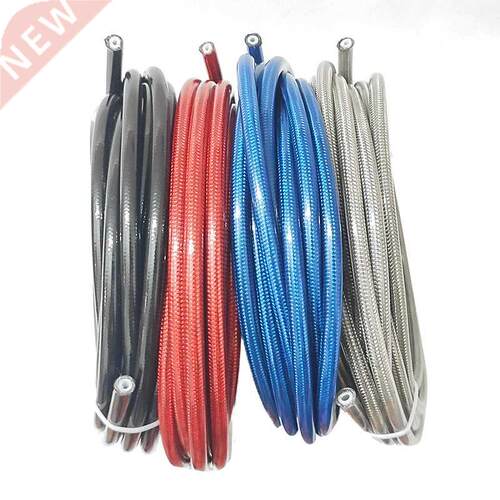 Motorcycle AN 5m/lot braided Stainless Steel nylon brake li