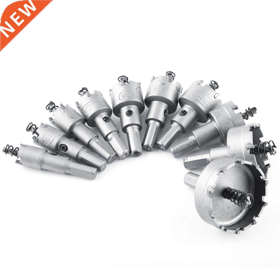 10PCS Carbide HSS Drill Bit Hole Saw Set incl. 16mm 18mm 20m