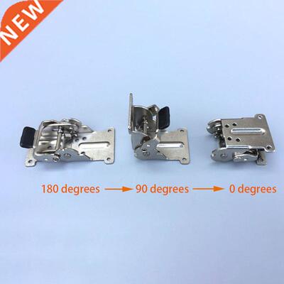 2PCS 0-90-180 Degree Self-Locking Folding Hinge Table Legs