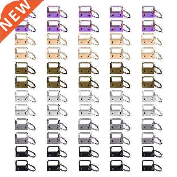 New 60 Pcs 2.5Cm Key Fob Keychan Hardware Tool Set For