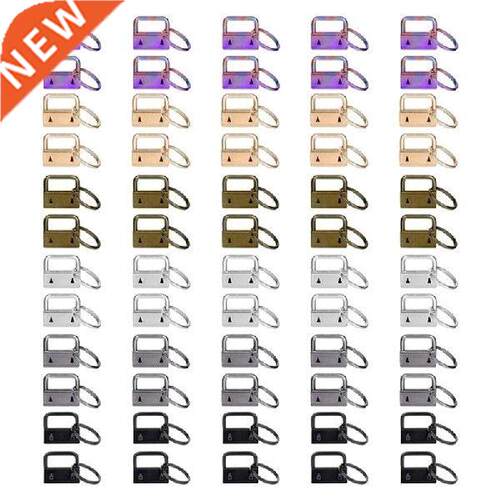 New 60 Pcs 2.5Cm Key Fob Keychan Hardware Tool Set For