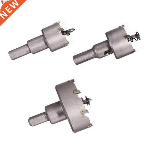 3pcs Drill Bit Hole Saw Set Carbide Tip Metalworking Cutter