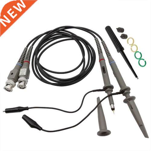 2Pcs P6100 BNC Oscilloscope Probe Analyzer Alligator Clip Pr