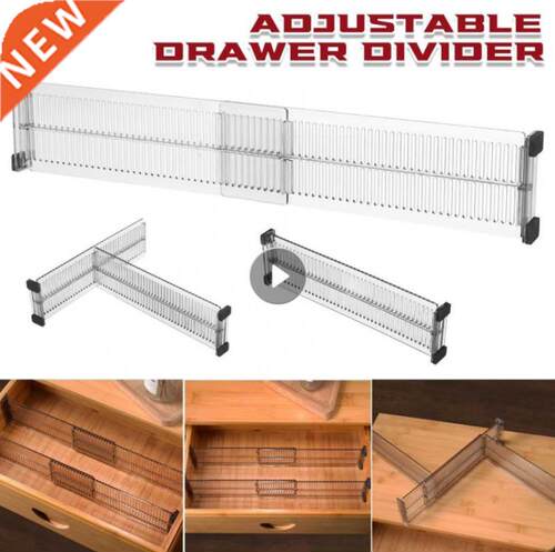 Drawer Cabinet Storage Partition Divider Retractable