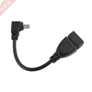 USB A Female to Mini USB B Male Cable Adapter 5P OTG V3 Port
