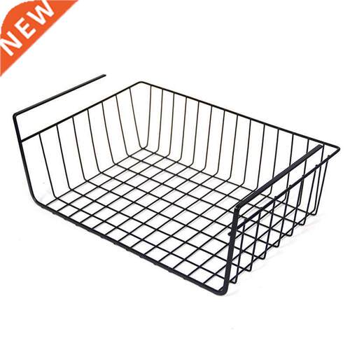 Under Shelf Basket Rack Towel Hanging Holder Wardrobe Cabine