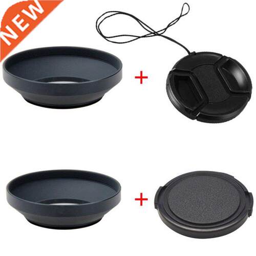 Wide-angle lens hood + lens Cap 40.5mm 4mm 49mm 52mm 58mm 5
