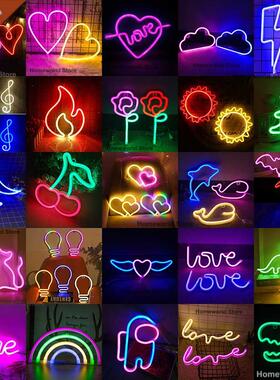 LED Neon Light Sign Strip New 189 Styles Wall Art Lamp Night