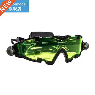 Adjustable LED Night Vision Glass Goggles Motorcycle Motorbi