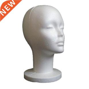Fashion Female White Foam Mannequin Hat Cap Wig Women Head