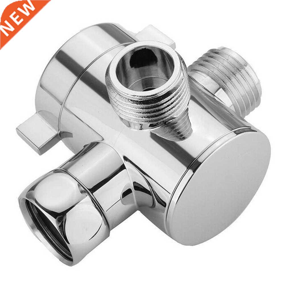 Showerhead Hose Splitter 1/2 3-Way Plated Shower Tap