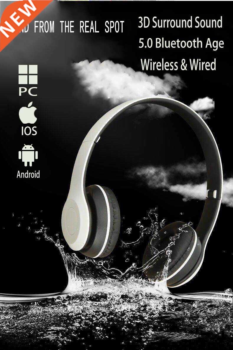 Newe P47 Folding Wireless Headset Support Wired Connectio