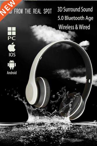Newe P47 Folding Wireless Headset Support Wired Connectio