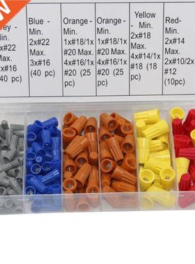 158PCS Electrical Wire Connectors Screw Terminals with Sprin