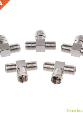 5PCS 3 Way F Type Splitte TV Virgin Cable Sky Satellite Free